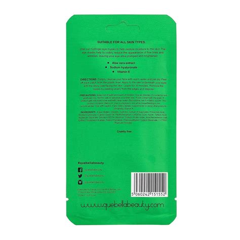 Que Bella Professional Moisturizing Gel Eye Masks Hydrating Eye