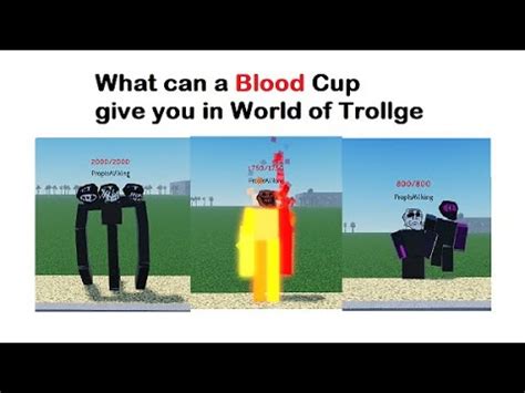 What Can A Blood Cup Give You In World Of Trollge YouTube