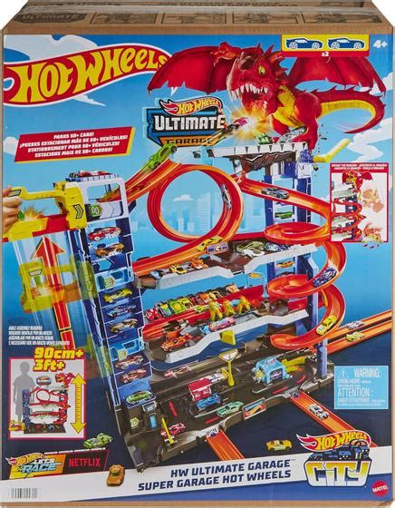 Hot Wheels City Ultimate Garage Dragão Mattel HKX Pistas de Brinquedo Magazine Luiza