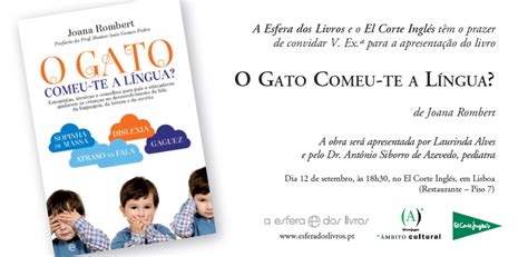 Marcador De Livros Apresentação De O Gato Comeu Te A Língua De Joana Rombert