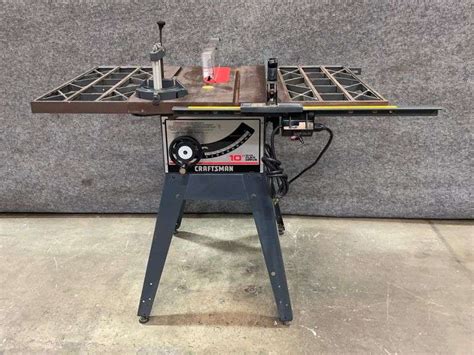 Craftsman 10” Table Saw Deluxe Flex Drive 777 Auction Company