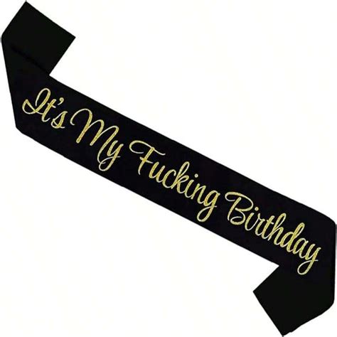 Its My Birthday Flashing Sash For Women And Men Funny Prank T For