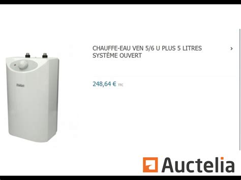 Chauffe Eau VAILLANT VEN 5 6 U PLUS 5 L Chauffe Eau Auctelia