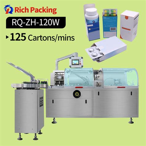 Automatic Cartons Min Blisters Bottles Tube Sachet Cartoner