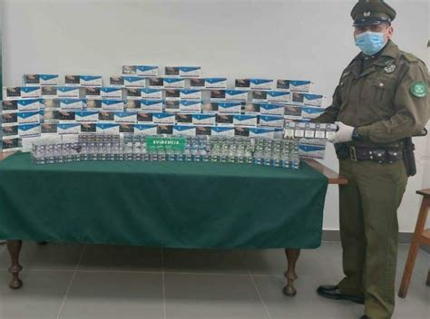 Carabineros Detuvo A Dos Sujetos Por Contrabando De Cigarrillos