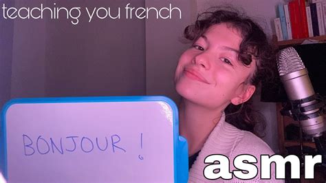 Asmr Teaching You French Youtube