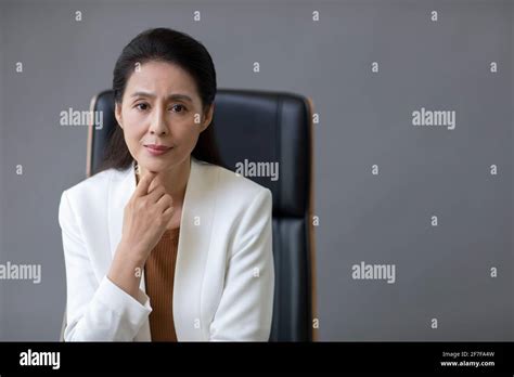 Confident Mature Businesswoman Stock Photo Alamy