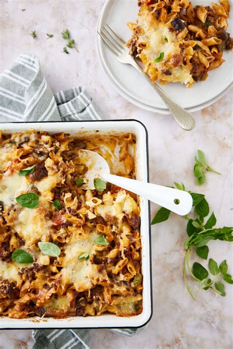 Pasta Ovenschotel Met Gehakt En Aubergine Simone S Kitchen