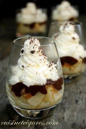 Trifles Aux Poires Chocolat Et Palets Bretons Cuisine Et Cigares