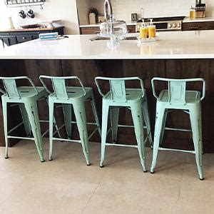 Amazon Aklaus Inch Metal Bar Stools Set Of Counter Stools