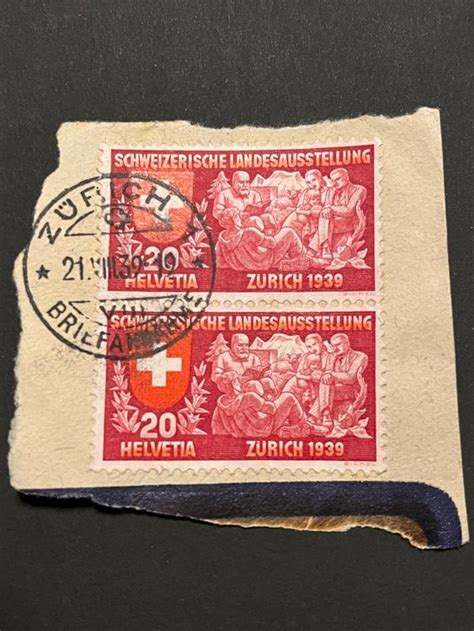 Briefmarken Landesausstellung Mit Vollstempel 1939 Kaufen Auf Ricardo