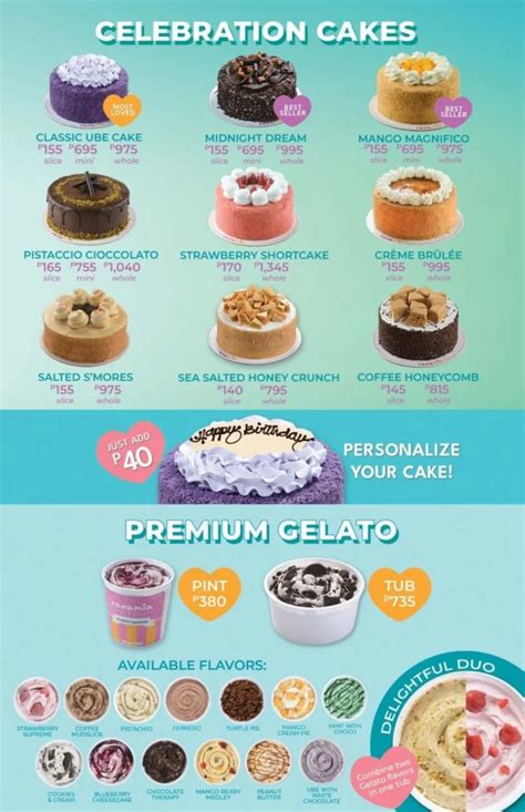 Caramia Cakes Menu And Updated Prices In Philippines 2023