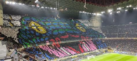 Inter fans put on a beautiful display as their team beat city rivals ...