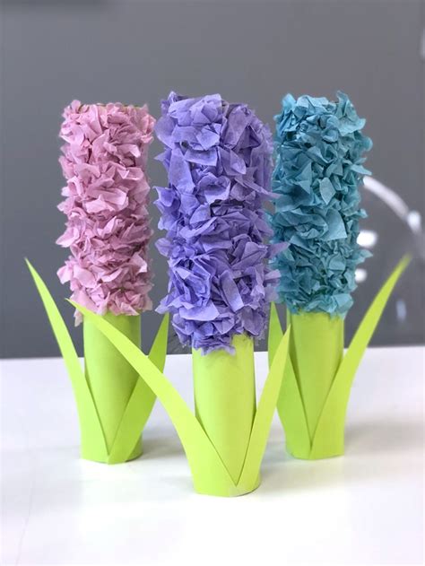 Create A Beautiful Hyacinth Paper Flower Craft For Mother S Day