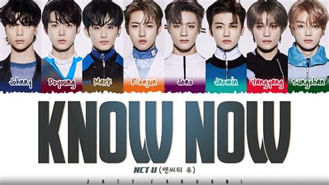 Nct U Know Now Lyrics Color Coded Han Rom Eng Youtube