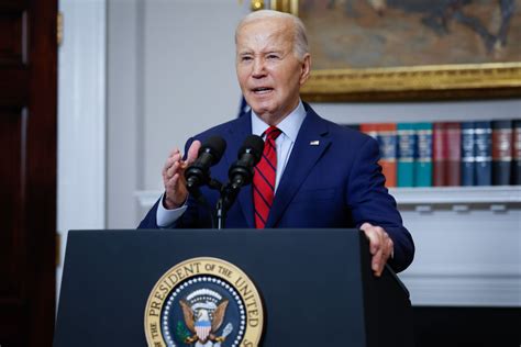 Biden Says Order Must Prevail During Campus Protests Over Gaza