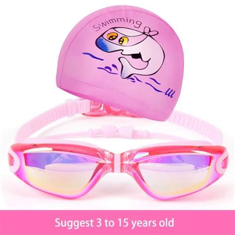 Lunettes de natation Anti buée Hd pour enfants pour garçons et filles