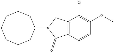 1H Isoindol 1 One 4 Chloro 2 Cyclooctyl 2 3 Dihydro 5 Methoxy