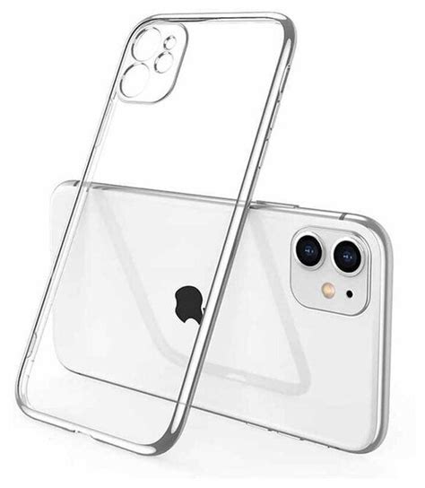Силиконовый прозрачный чехол - накладка для iPhone 11 / чехол на Айфон ...