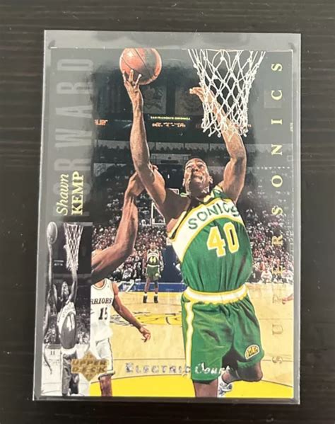 1993 94 UPPER DECK Special Edition Electric Court Shawn Kemp 99 EUR 1