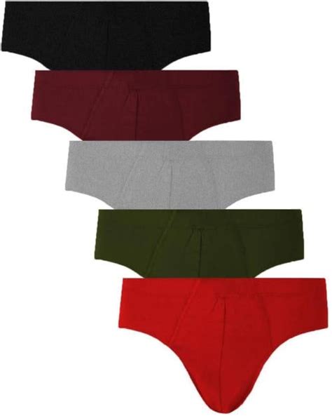 Buy The Blazze Men Multicolor Cotton Blend Pack Of 6 Brief M Online