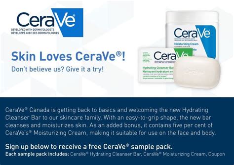 (OVER) Free CeraVe Sample pack | Hydrating cleanser, Cleanser, Free samples