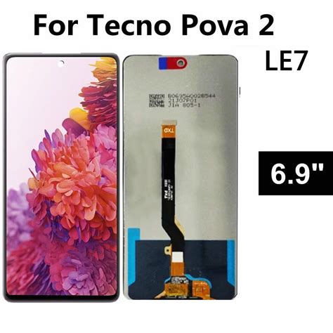 Tecno Pova 2 LE7 LCD Display Touch Screen Assembly Replacement