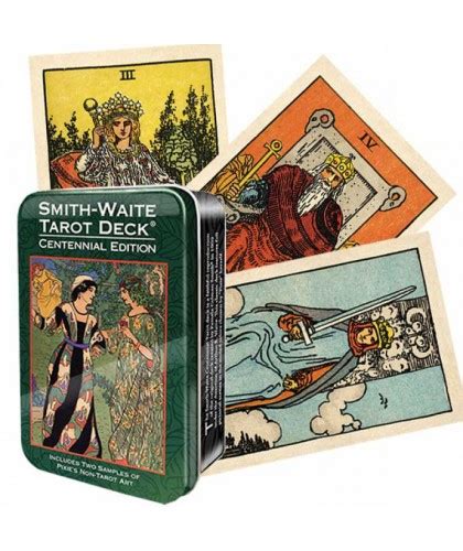 Tarot Smith Waite Centennial Edition In Tin Jucarie Si Magie