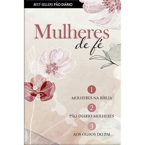 Box Mulheres De Fé 3 Livros Publicações Pão Diário