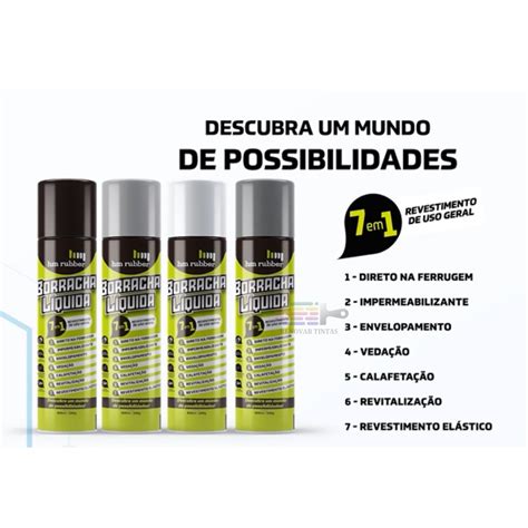 Borracha Líquida Impermeabilizante 400ml Hm Rubber Spray Shopee Brasil