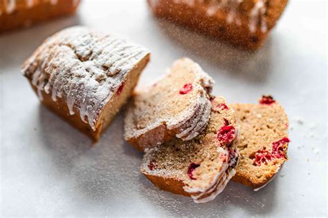 Christmas Cranberry Mini Loaf Gift Bread Recipe