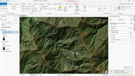 Crear Un Efecto Topográfico En Arcgis Pro Youtube