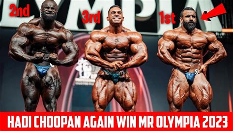 Hadi Choopan Again Win Mr Olympia 2023 Mr Olympia 2023 Open