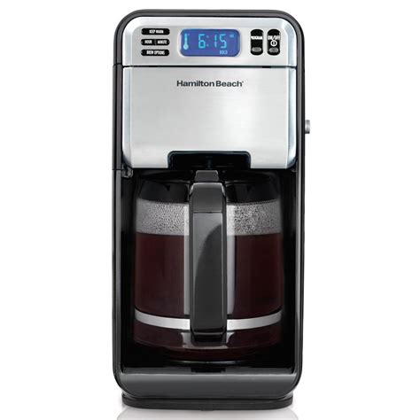 Cafetera Hamilton Beach 12 Tazas Digital Automático Lcd Mercado Libre