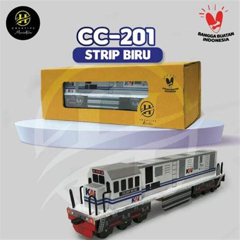 Jual Miniatur Kereta Api Lokomotif Cc Livery Perumka White