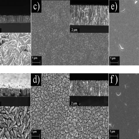 Sem Images Of Electrodeposited Bi Te Thin Films On The Nm Seed