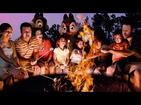 Chip N Dale Campfire At Fort Wilderness Campground Youtube