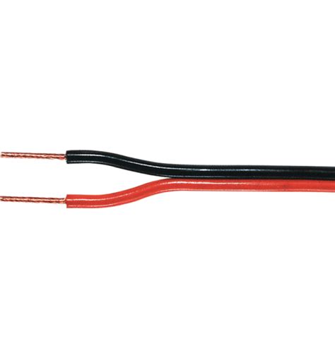 Luidspreker kabel 2x 0 35 mm² Zwart Rood 100 meter rol