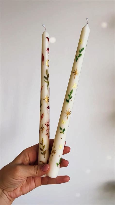 Hand painted candles / расписные свечи