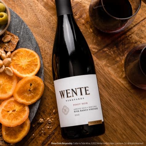 Wente Vineyards Pinot Noir California Red Wine 750 Ml QFC