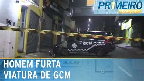 Viatura Da Gcm De Mau Sp Furtada Durante Ocorr Ncia Primeiro