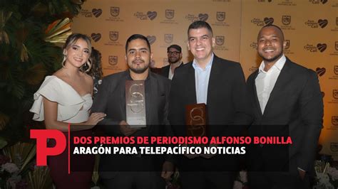 Dos premios de periodismo Alfonso Bonilla Aragón para Telepacífico