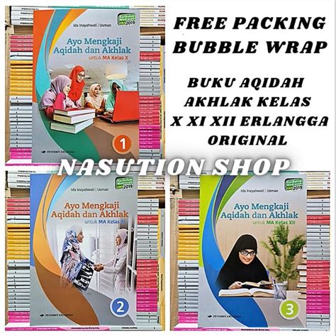 Jual Buku Ayo Mengkaji Aqidah Dan Akhlak Kelas 1 2 3 X Xl Xll MA