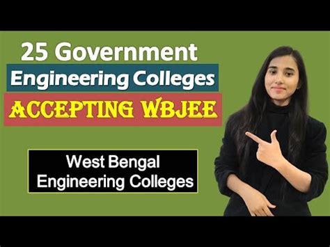 Government Engineering Colleges In West Bengal Accepting WBJEE Govt