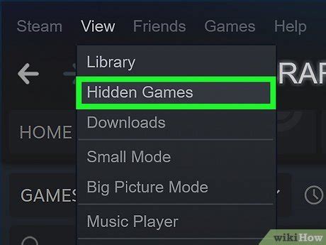 Steam Visualizzare I Giochi Nascosti