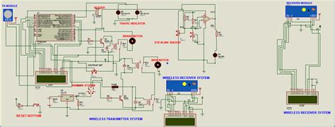 The Circuit Diagram Of Vehicle Accident Prevention System Using