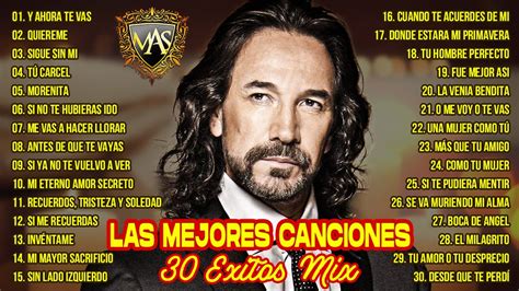 MARCO ANTONIO SOLIS EXITOS SUS 30 MEJORES MIX BALADAS ROMANTICAS LO