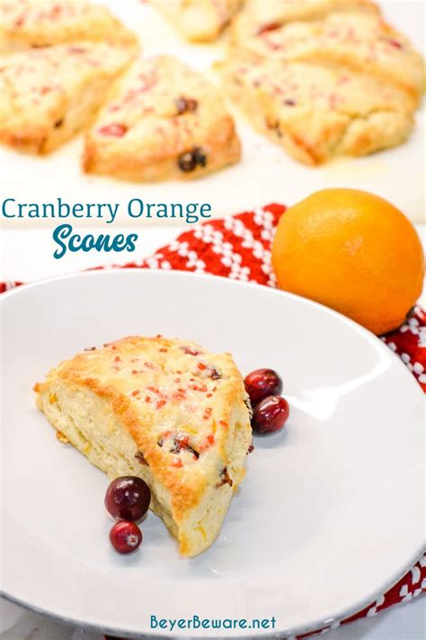 Cranberry Orange Scones