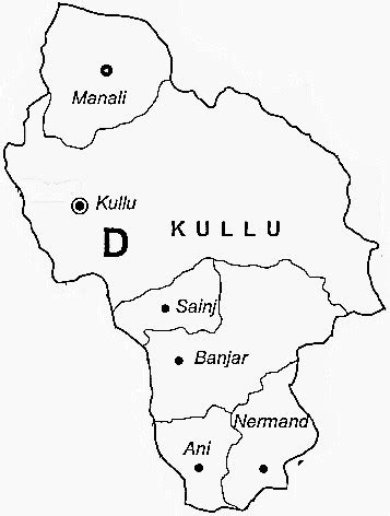 Kullu District | Kullu District Map