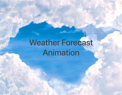 Weather Forecast Animation on Behance